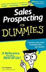 Sales Prospecting For Dummies : For Dummies (Computer/Tech) - Tom Hopkins