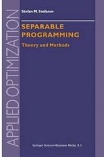 Applied Optimization : Theory and Methods - S.M. Stefanov