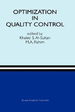 Optimization in Quality Control - Khaled S. Al-Sultan