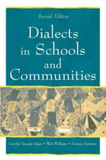 Dialects in Schools and Communities - Carolyn Temple  Adger