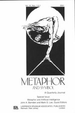 Metaphor and Artificial Intelligence : A Special Double Issue of metaphor and Symbol - John A. Barnden
