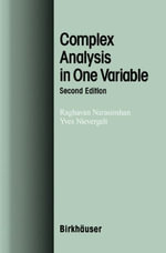 Complex Analysis in One Variable - Raghavan Narasimhan