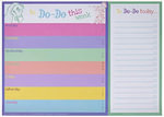 Dodo Daily to Do List Notepad (A4) Bright : 52 Sheets for Daily /Weekly to Do Lists and Notes, Perforated Between the Lists Sections So That Completed Daily Tasks Can be Torn off and Refreshed (TDLB) - Naomi McBride