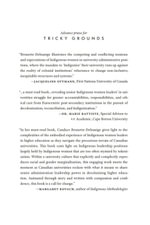 Tricky Grounds : Indigenous Women's Experiences in Canadian University Administration - Candace Brunette-Debassige