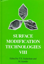 Surface Modification Technologies VIII : v. 8 - T.S. Sudarshan