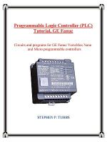 Programmable Logic Controller (PLC) Tutorial, GE Fanuc - Stephen Philip Tubbs