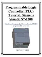 Programmable Logic Controller (PLC) Tutorial, Siemens Simatic S7-1200 - Stephen Philip Tubbs
