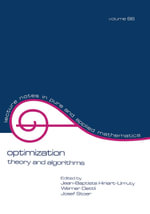 Optimization : Theory and Algorithms - Jean-Bapiste Hiriart-Urruty