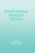 International Stability Testing - David J. Mazzo