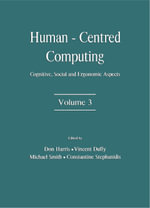 Human-Centered Computing : Cognitive, Social, and Ergonomic Aspects, Volume 3 - Author