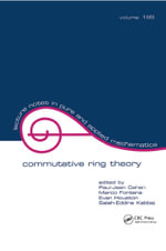 Commutative Ring Theory : Proceedings of the Ii International Conference - Paul-Jean Cahen