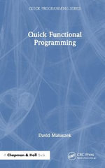 Quick Programming : Quick Programming - David Matuszek
