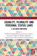 Equality, Plurality and Personal Status Laws : A Research Companion - Ayang Utriza Yakin
