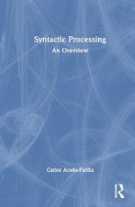 Syntactic Processing : An Overview - Carlos AcuÃ±a-FariÃ±a