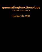 generatingfunctionology : Third Edition - Herbert S. Wilf