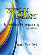 Visual Basic : Introduction to Programming - Frans Van Wyk