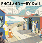 2026 England By Rail : Vintage Travel Posters Wall Calendar - Pomegranate