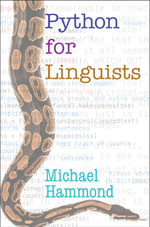 Python for Linguists - Michael Hammond