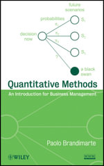 Quantitative Methods : An Introduction for Business Management - Paolo Brandimarte