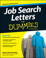 Job Search Letters For Dummies : For Dummies (Career/Education) - Joyce Lain Kennedy