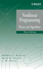 Nonlinear Programming : Theory and Algorithms - Mokhtar S. Bazaraa