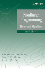 Nonlinear Programming : Theory and Algorithms - Mokhtar S. Bazaraa