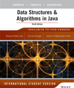 Data Structures and Algorithms in Java, International Student Version - Michael H.  Goldwasser
