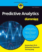 Predictive Analytics For Dummies : For Dummies (Business & Personal Finance) - Anasse Bari