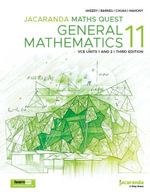 Maths Quest 11 General Mathematics VCE Units 1 & 2 : 3E LEARNON + PRINT - Michael Sheedy