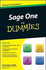 Sage One For Dummies - Jane Kelly