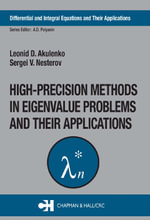 High-Precision Methods in Eigenvalue Problems and Their Applications - Leonid D. Akulenko