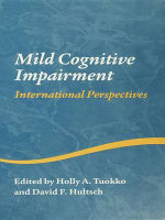 Mild Cognitive Impairment : International Perspectives - Holly A. Tuokko & David F. Hultsch