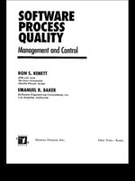 Software Process Quality : Management and Control - Ron S. Kenett