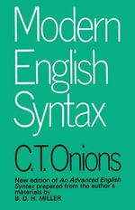 Modern English Syntax - C.T. Onions