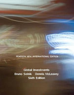 Global Investments : Pearson New International Edition - Bruno Solnik