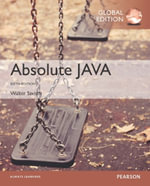 Absolute Java, Global Edition : 6th edition - Walter Savitch