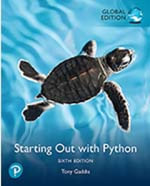 Starting Out with Python, Global Edition - Tony Gaddis