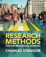 Research Methods for the Behavioral Sciences - Charles Stangor