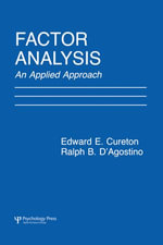 Factor Analysis : An Applied Approach - Edward E. Cureton