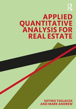 Applied Quantitative Analysis for Real Estate - Sotiris Tsolacos