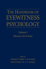 The Handbook of Eyewitness Psychology: Volume I : Memory for Events - Michael P. Toglia