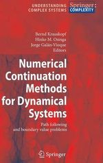 Numerical Continuation Methods for Dynamical Systems : Path following and boundary value problems - Bernd Krauskopf