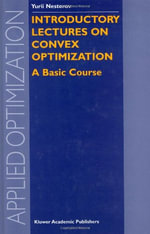 Applied Optimization : A Basic Course - Yurii Nesterov