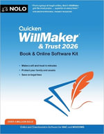 Quicken Willmaker & Trust 2026 : Quicken Willmaker - Editors of Nolo