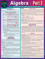 Algebra Part 2 : A Quickstudy Laminated Reference Guide - S B Kizlik