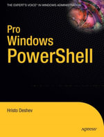 Pro Windows PowerShell - Hristo Deshev