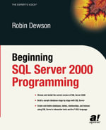 Beginning SQL Server 2000 Programming - Robin Dewson
