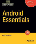 Android Essentials : Firstpress - Chris Haseman