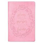 I Know The Plans Jeremiah 29: 11 - Journal (Pink) : Faux Leather, Lined - Christian Art Gifts