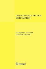 Continuous System Simulation - FranÃ§ois E. Cellier